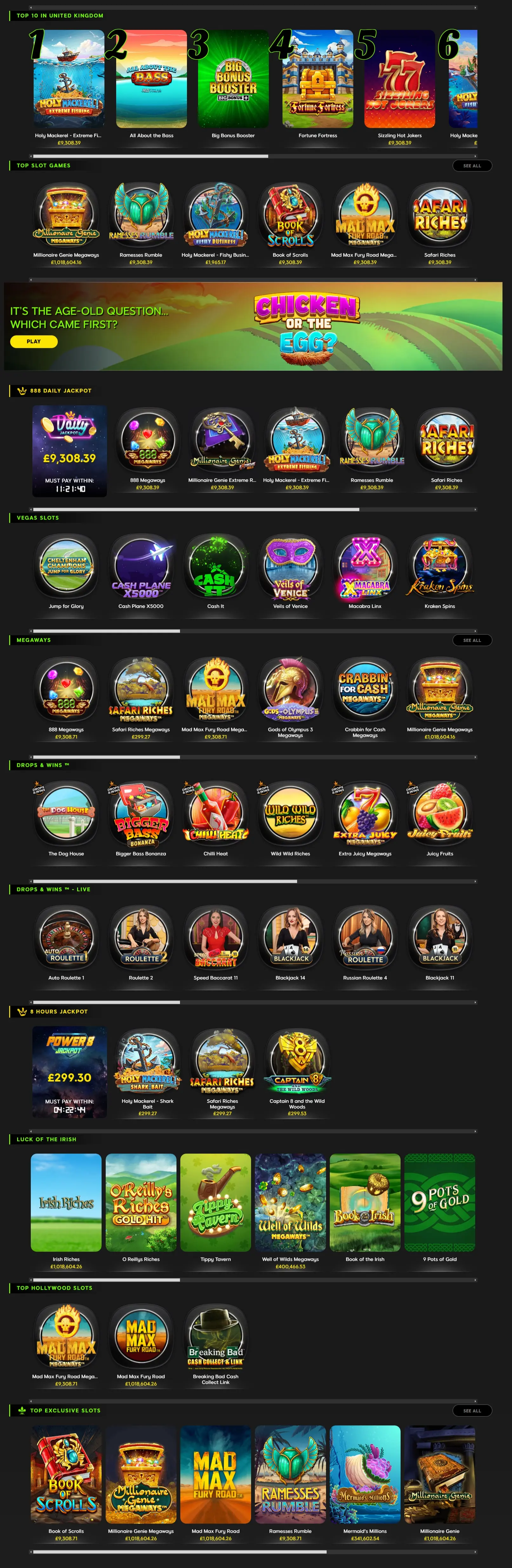 Join Now at 888 Casino And Play Onine